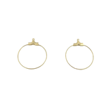 Boucle créole avec embout