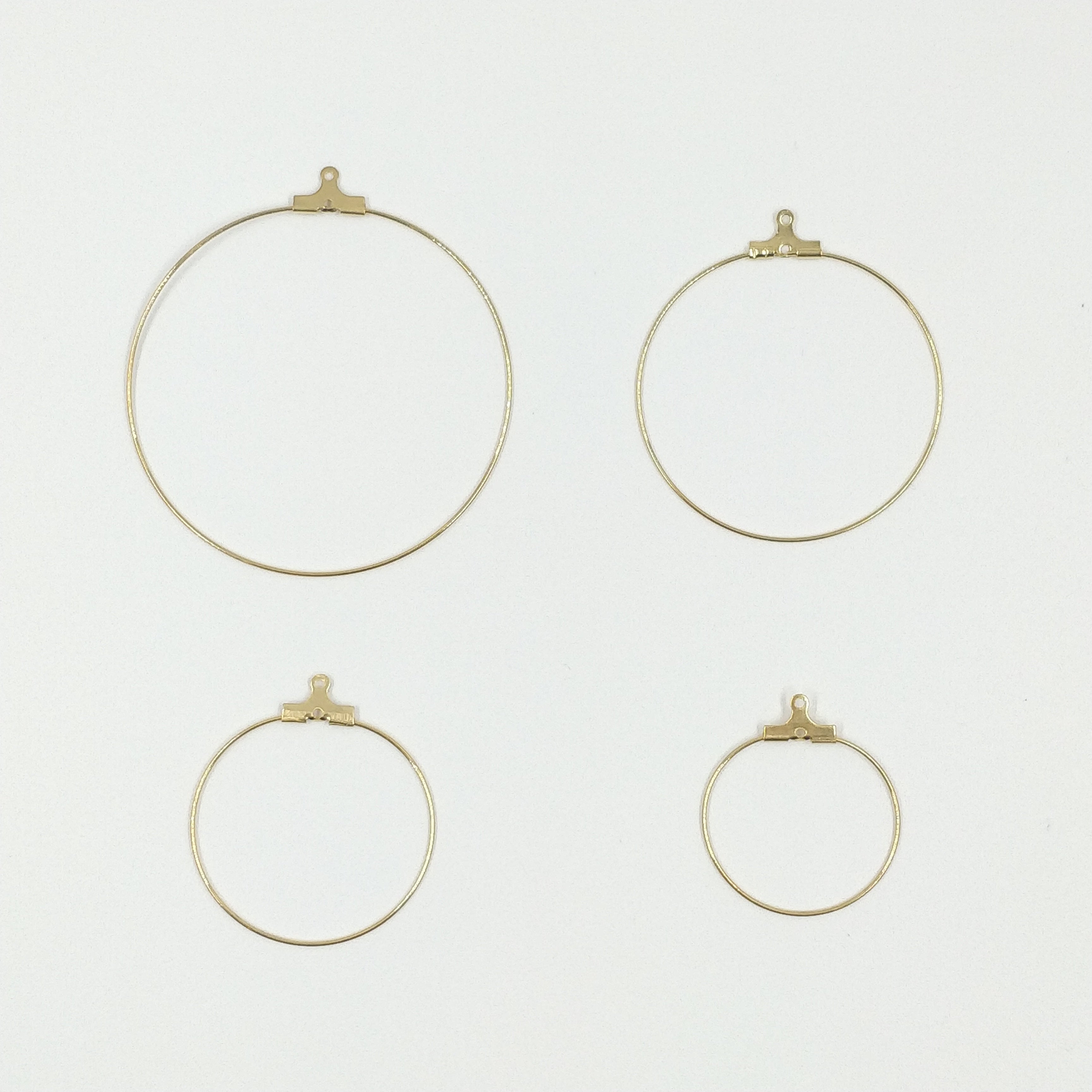 Boucle créole avec embout