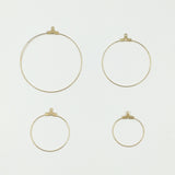 Boucle créole avec embout