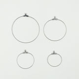 Boucle créole avec embout