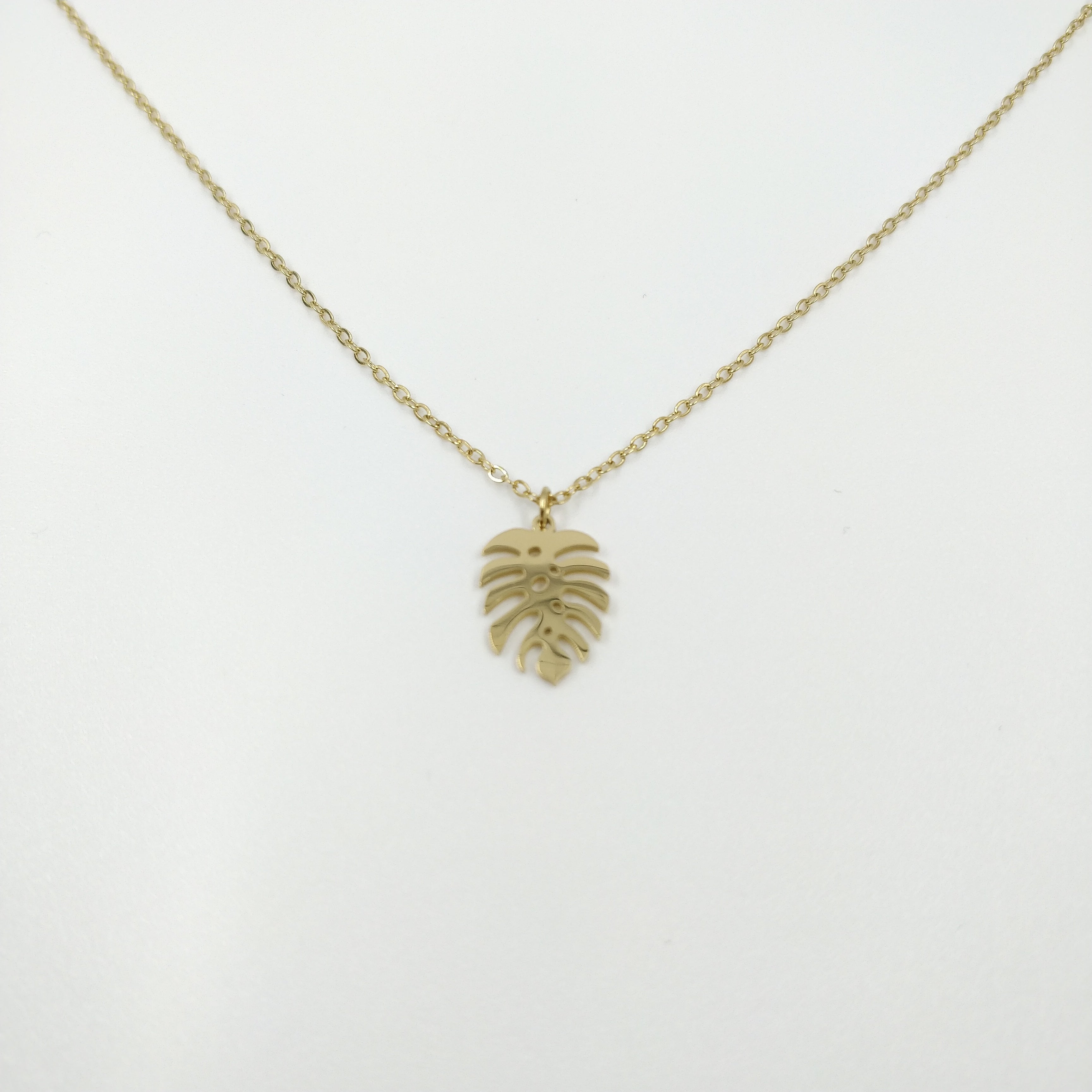 Feuille de palmier Acier/Doré