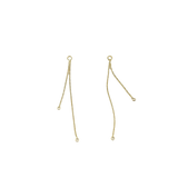 Pompon métal double x2