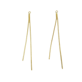 Pompon métal - serpent x2