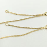 Pompon métal double x2