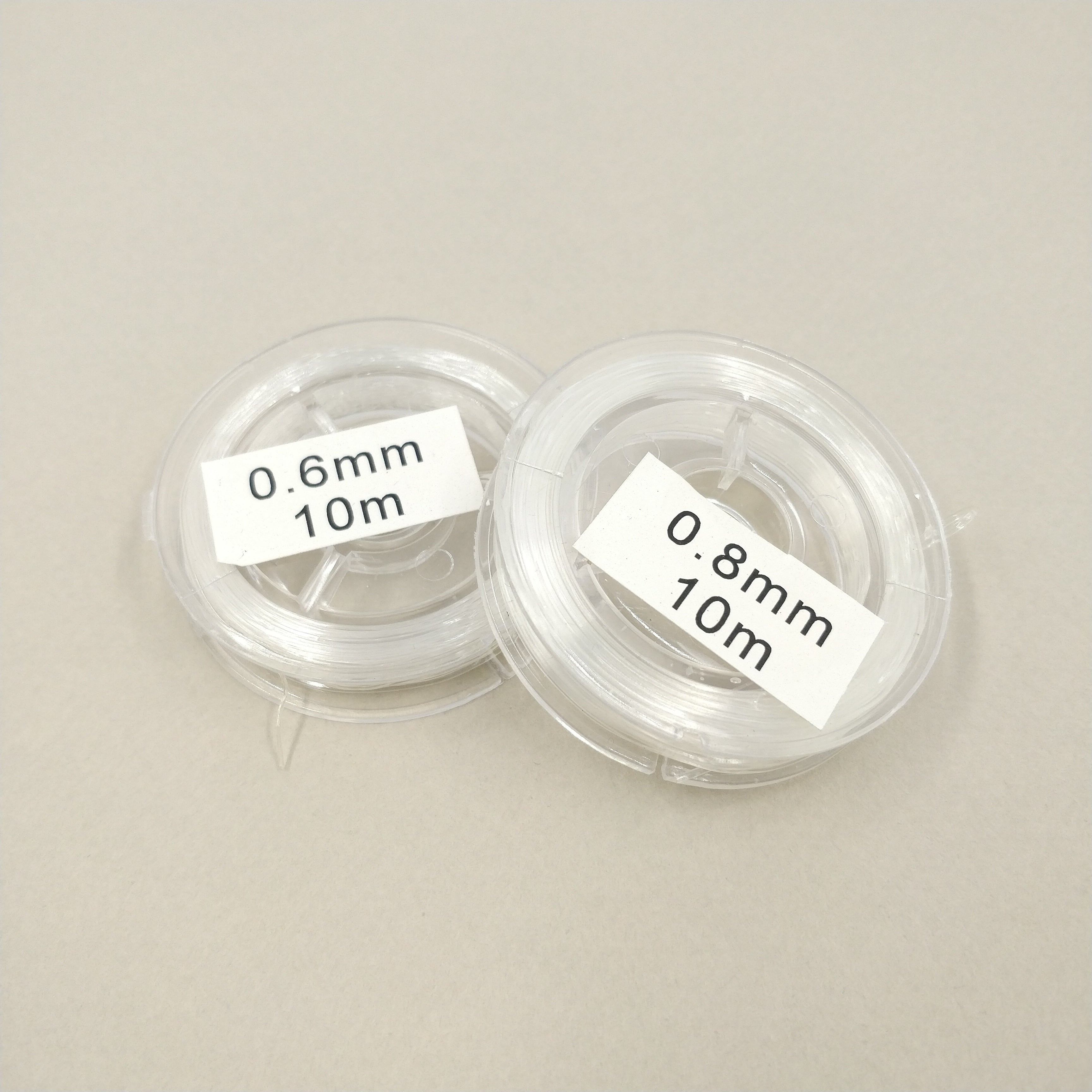 Fil nylon élastique mono-filament 0.6/0.8mm