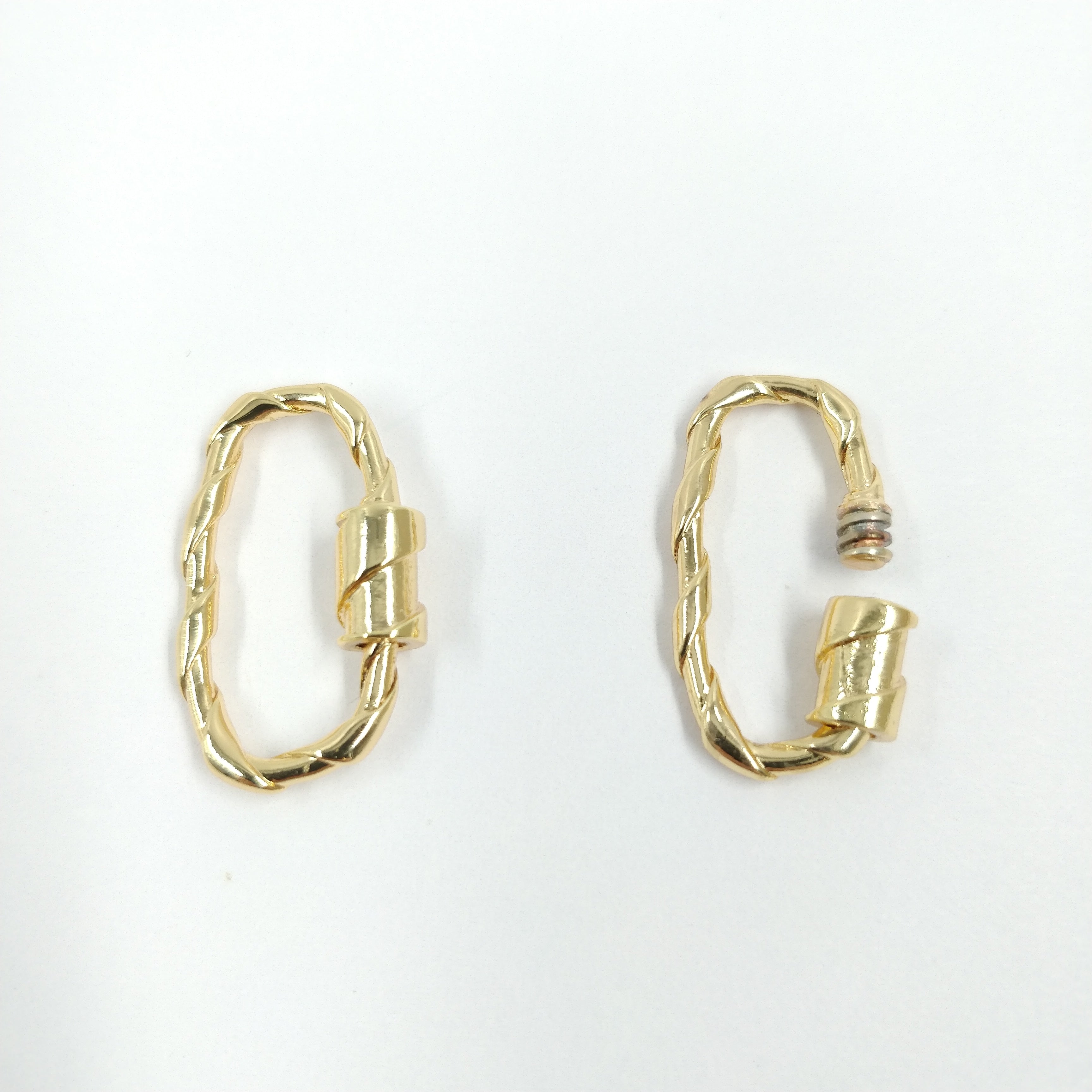 Fermoir à vis torsadé