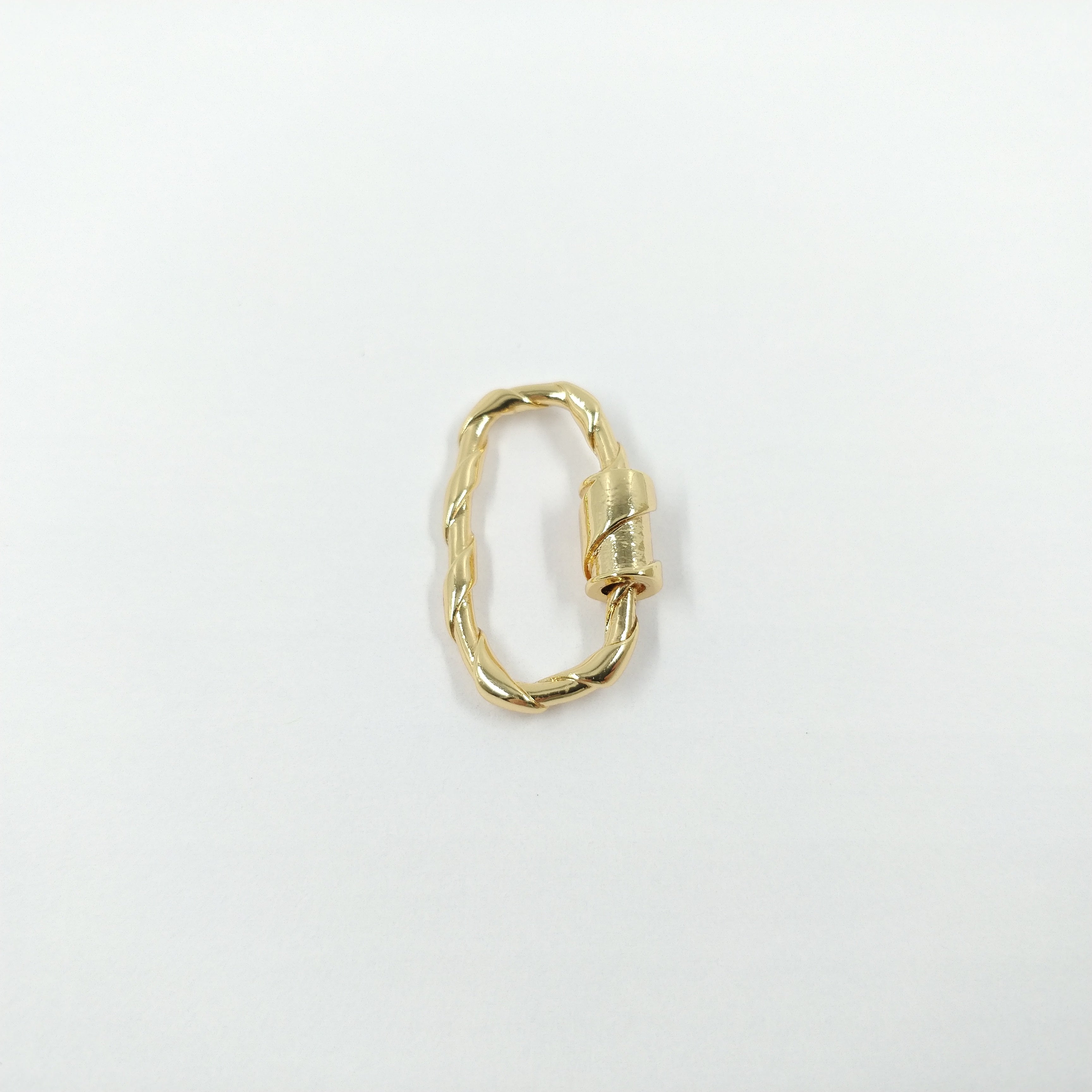 Fermoir à vis torsadé