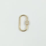 Fermoir à vis strass