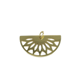 Demi-cercle rosace éventail