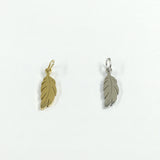 Petite plume acier/doré