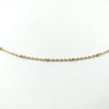 Collier chaîne bille