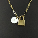 Pastille en nacre alphabet