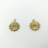 Œil soleil avec strass