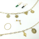 Pendentif soleil rond