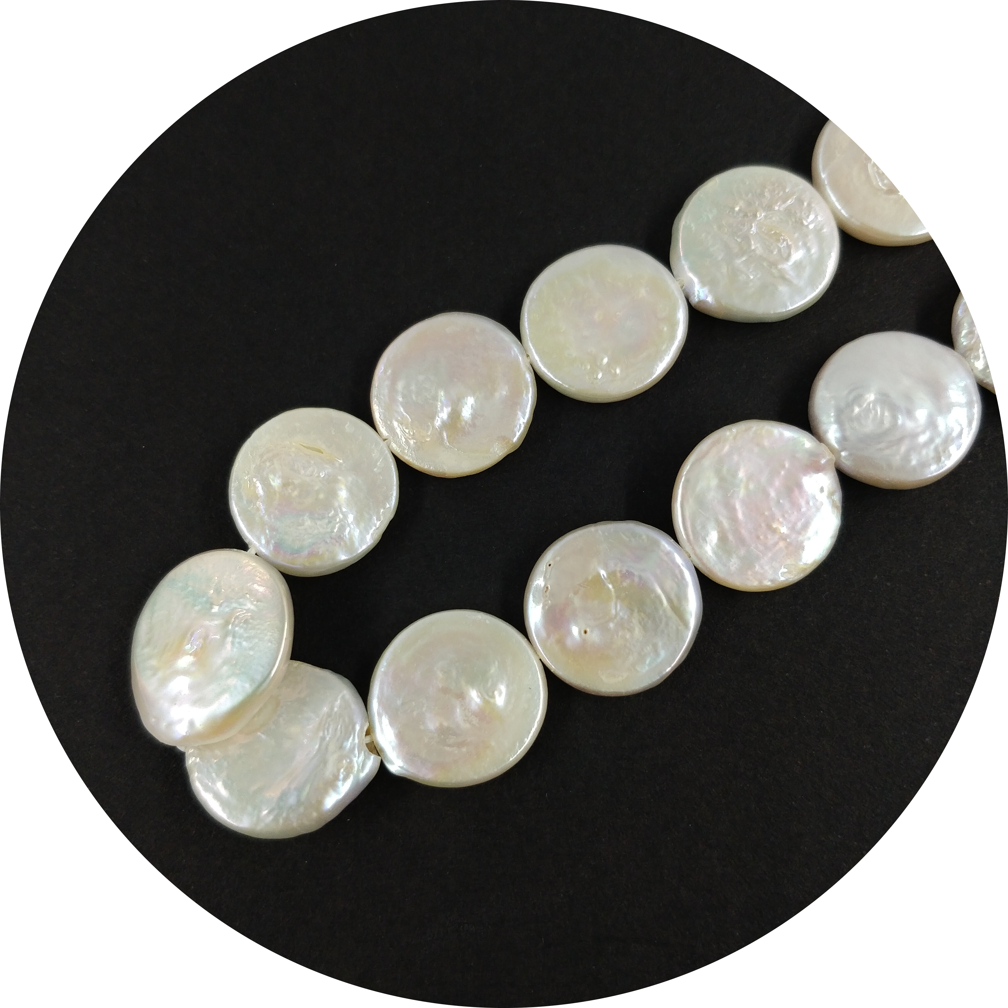 Perle d'eau douce pastille