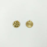 Sequin rayon dentelé double face