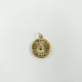 Médaillon soleil cristal