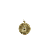 Médaillon soleil cristal