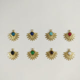 Pendentif rayon avec pierre