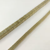 Heishi carré en hématite doré