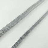 Heishi carré en hématite argenté