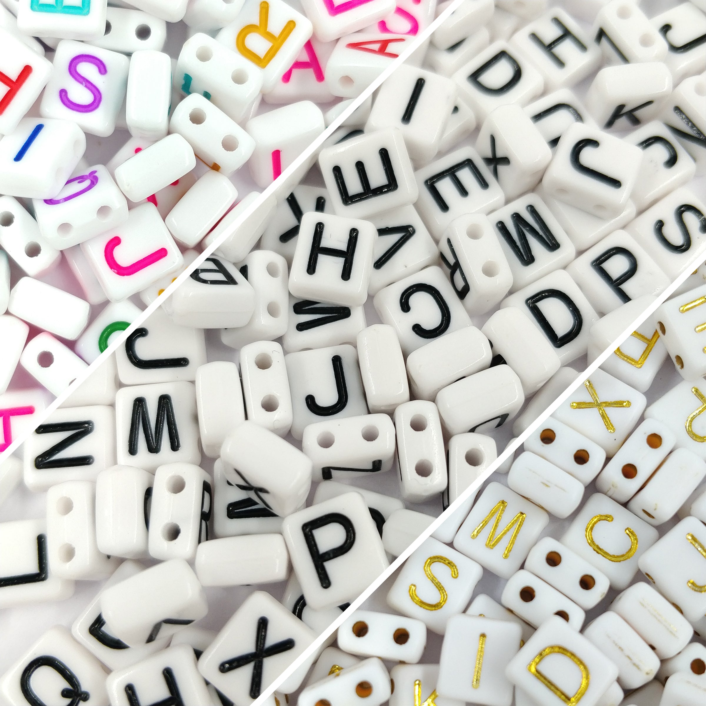 Perles alphabets TILA Enamel 8mm