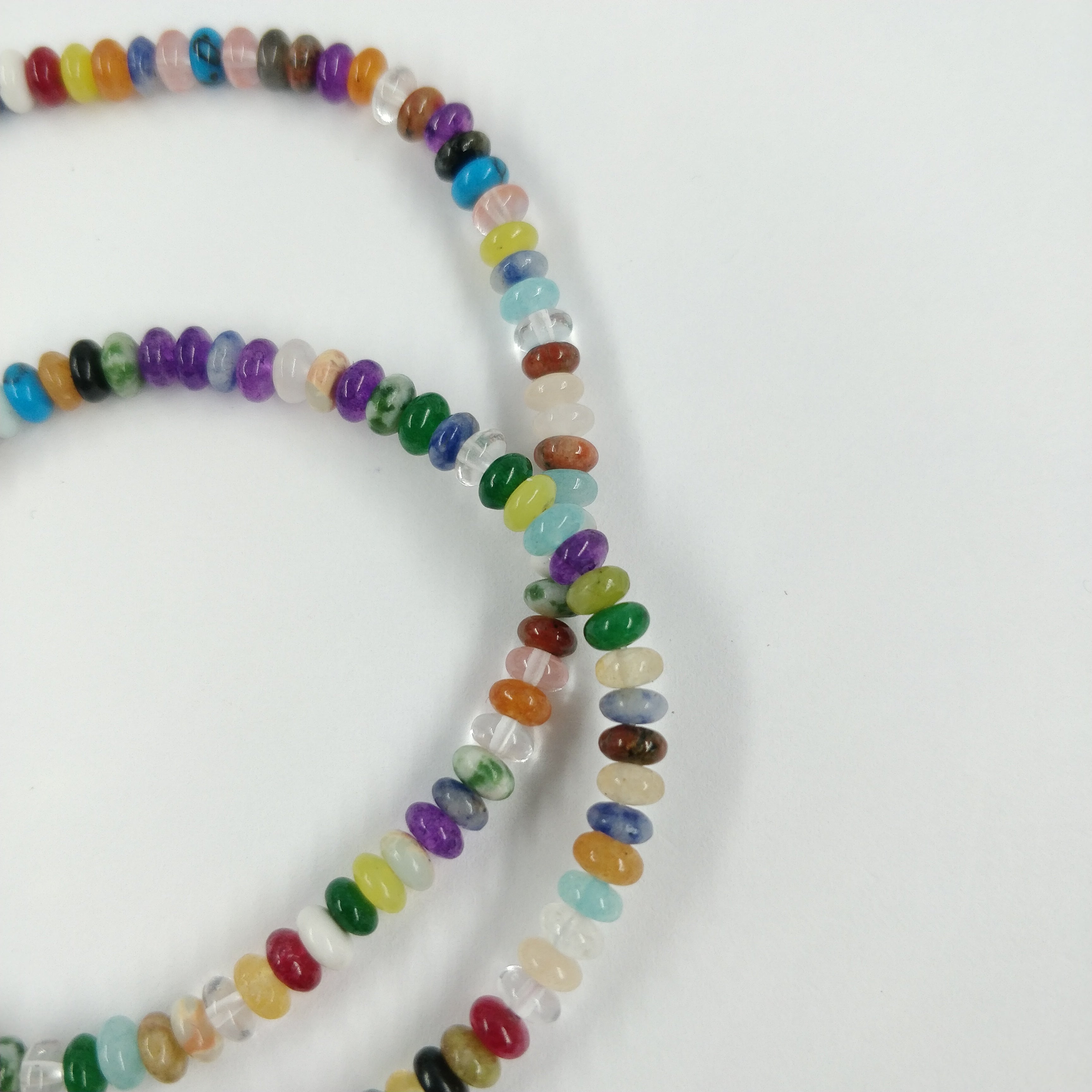 Heishi donut en pierre