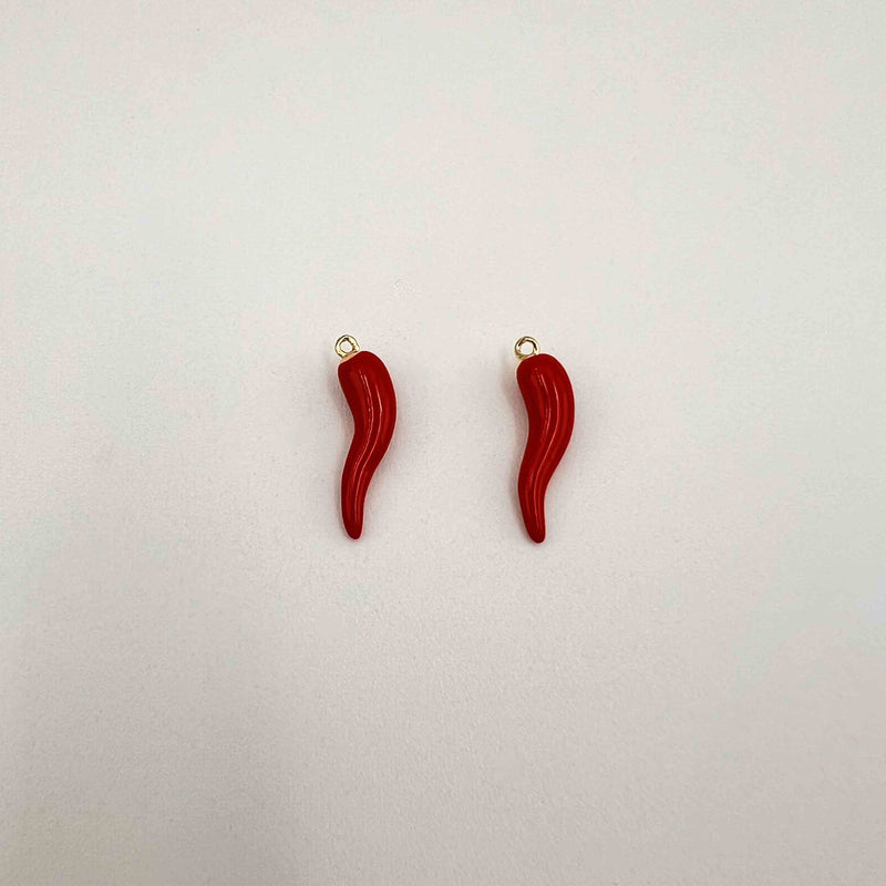 Piment rouge émaillé x2