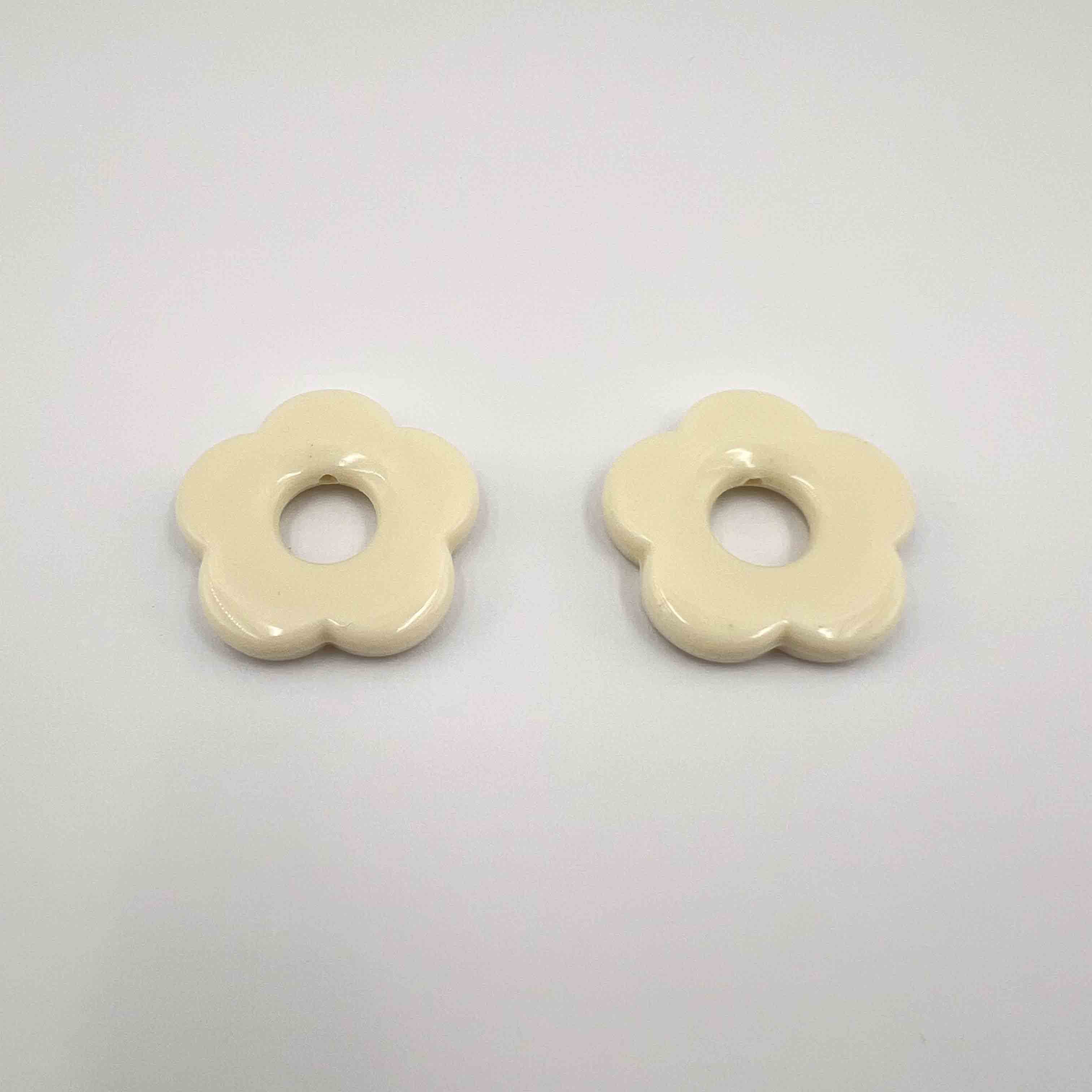 Fleur acrylique 27mm x2 - Série 3