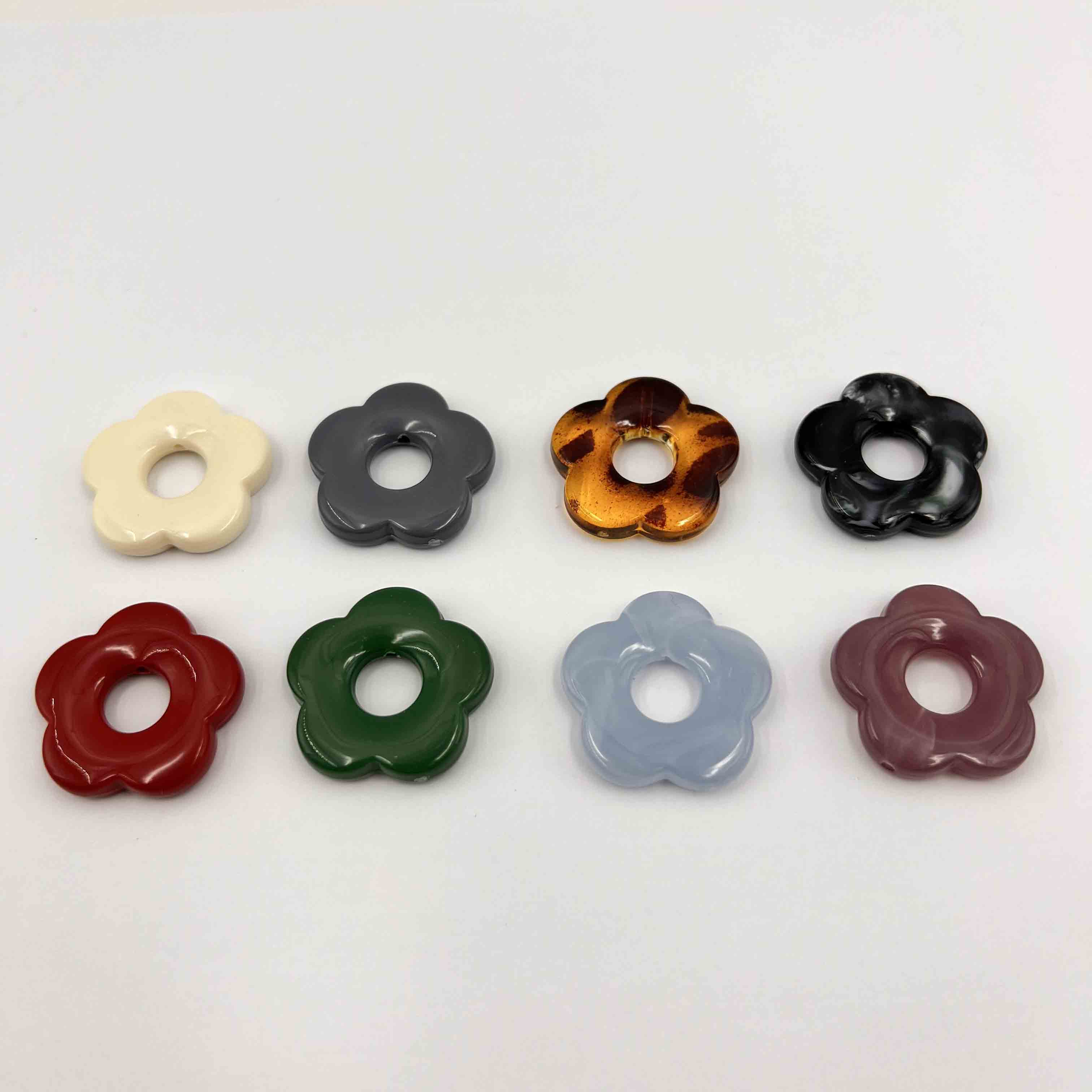 Fleur acrylique 27mm x2 - Série 3