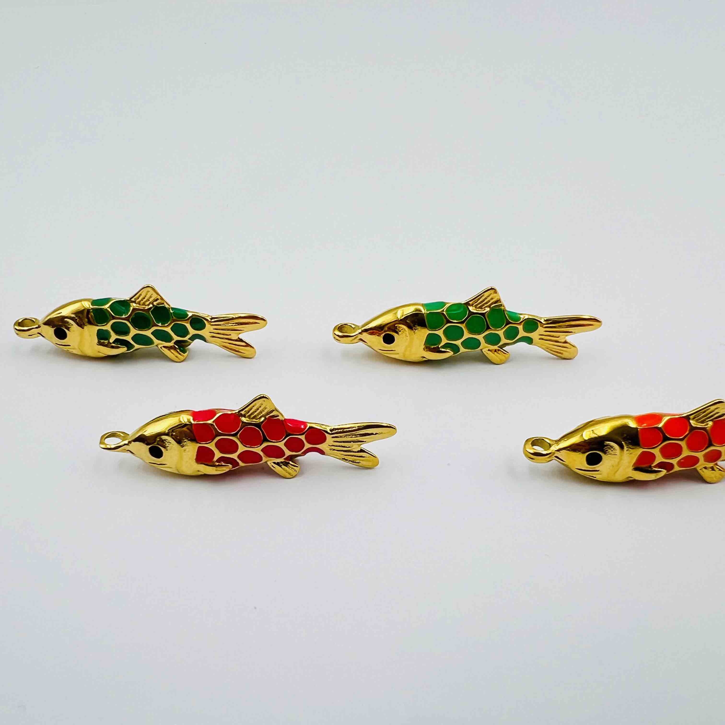 Poisson coloré (36x10mm)
