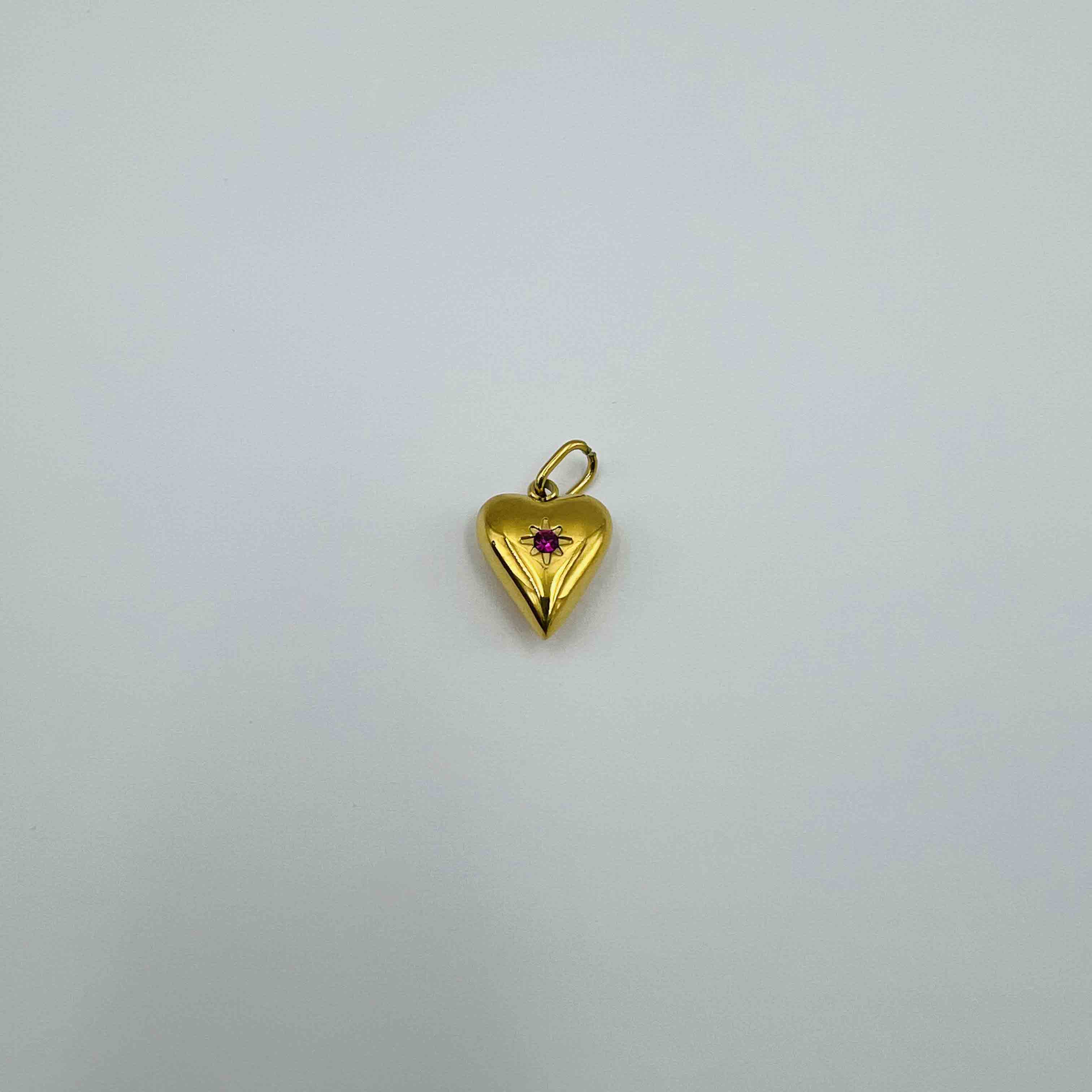 Cœur étoilé (14x10mm)