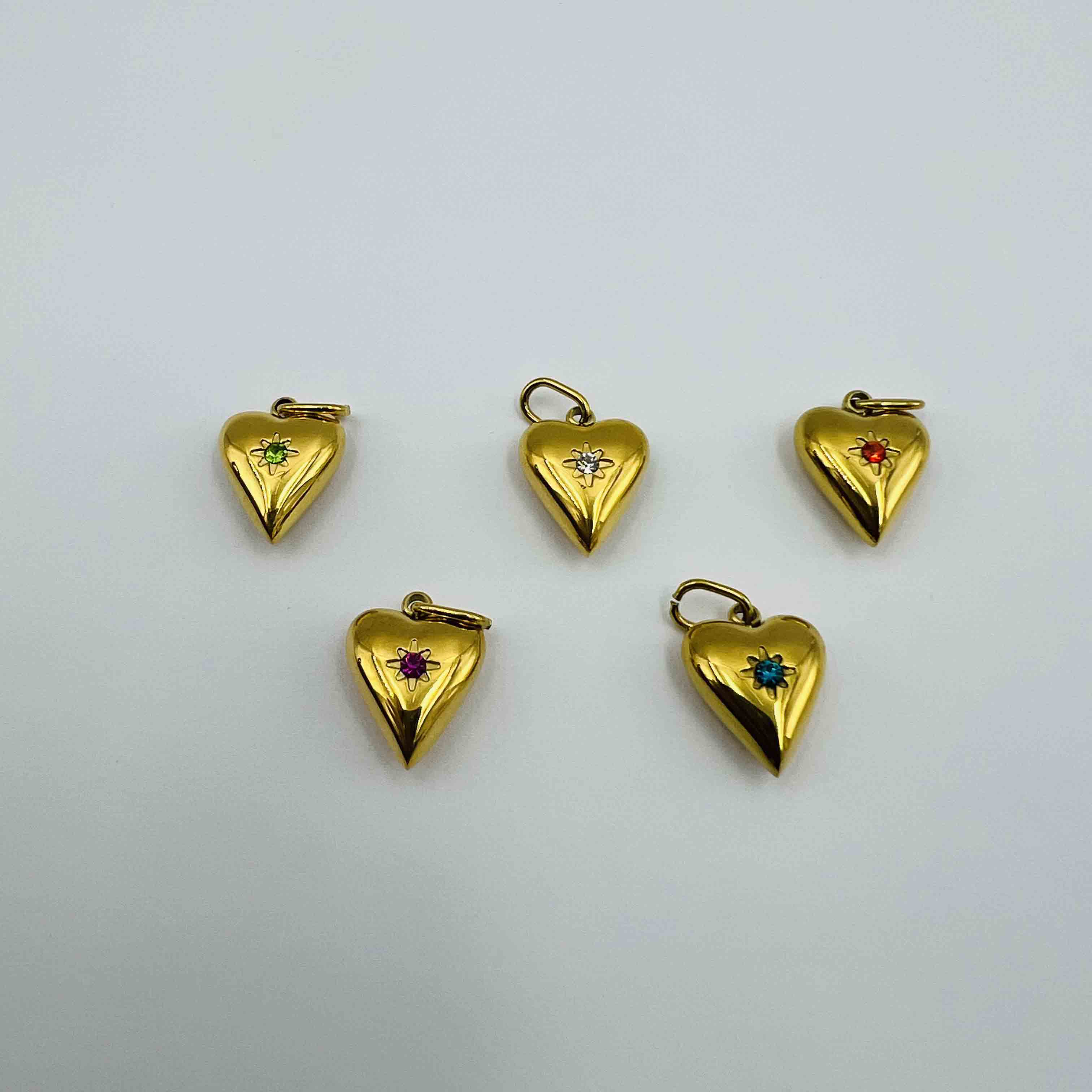 Cœur étoilé (14x10mm)