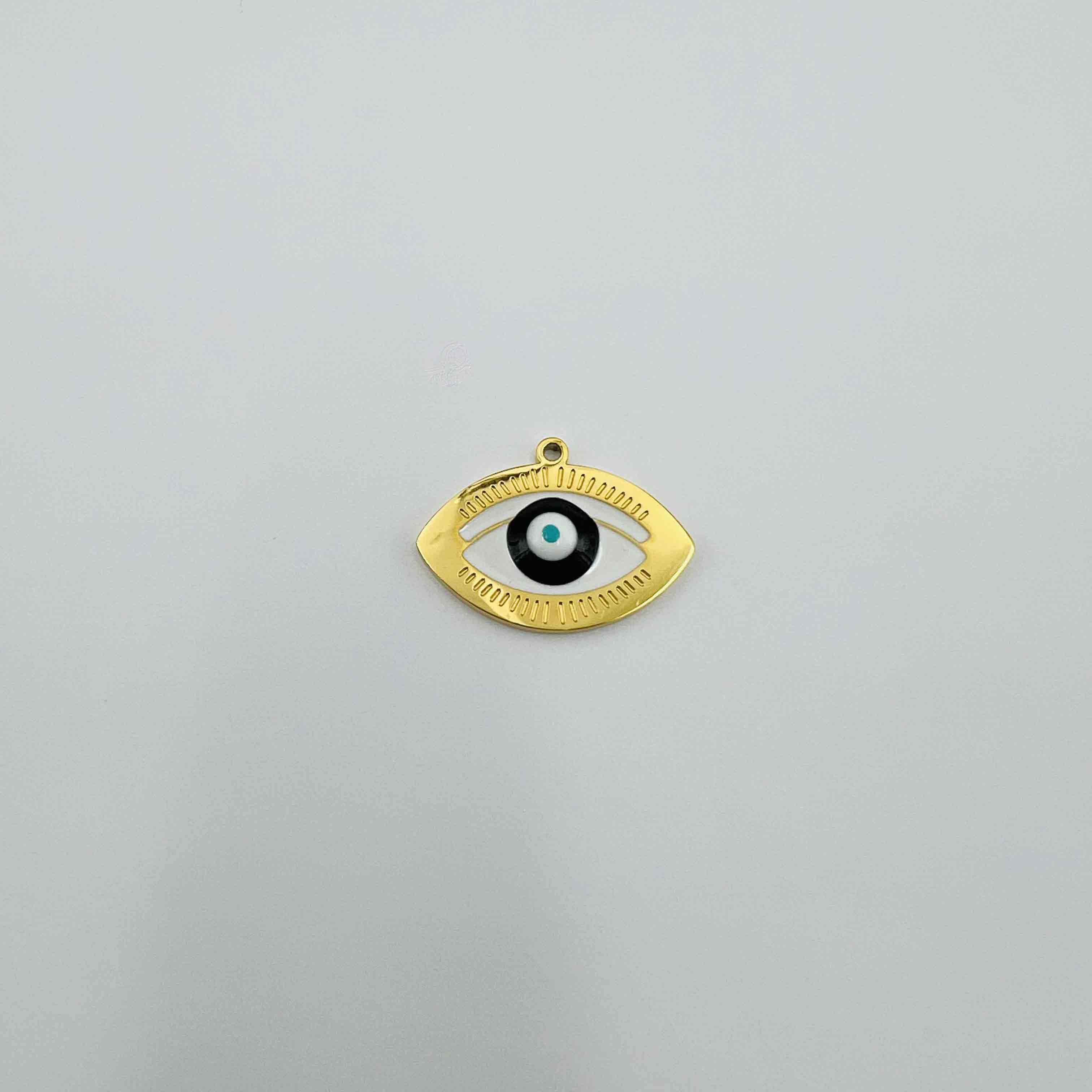 Œil émaillé (12x20mm)