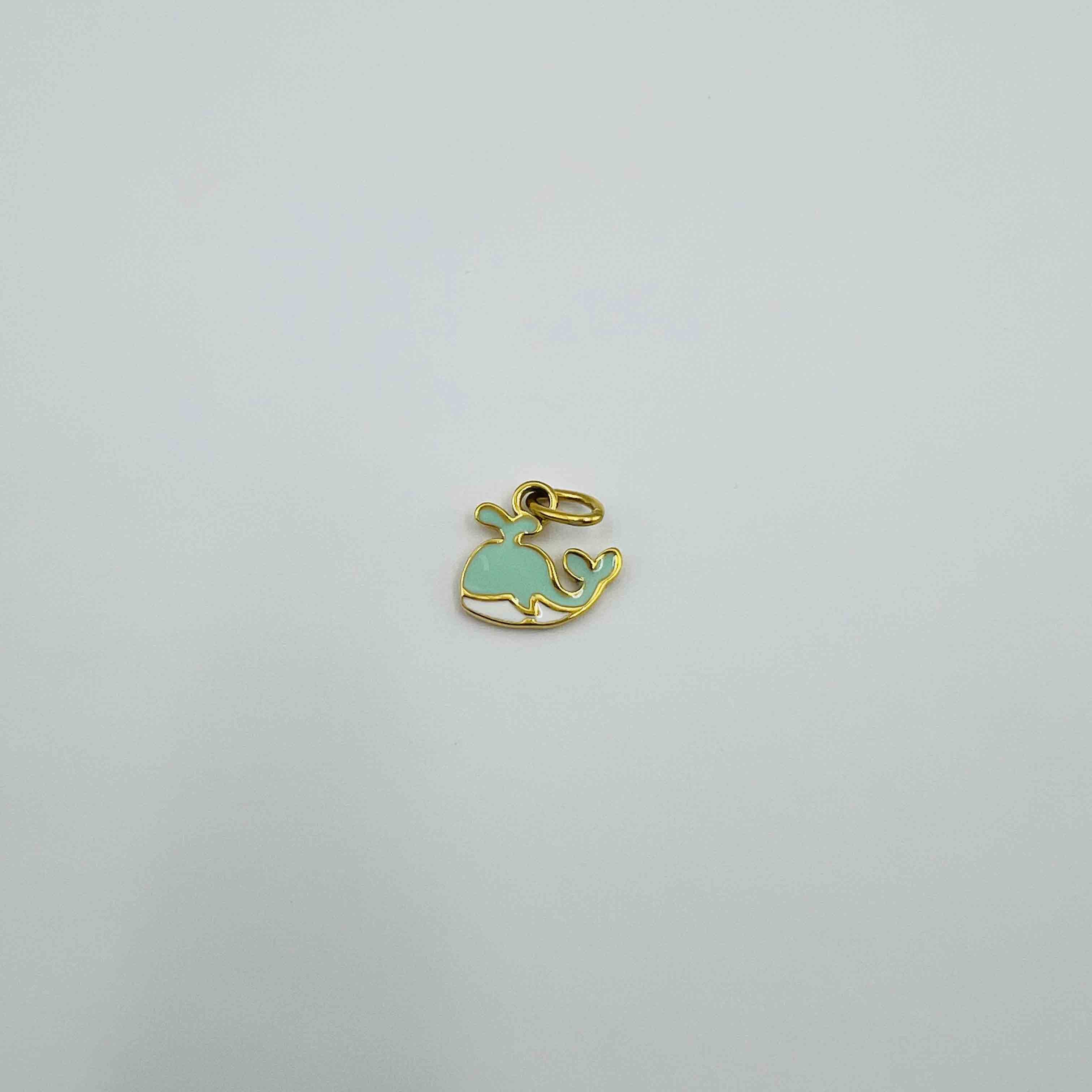 Baleine émaillée (14x9mm)