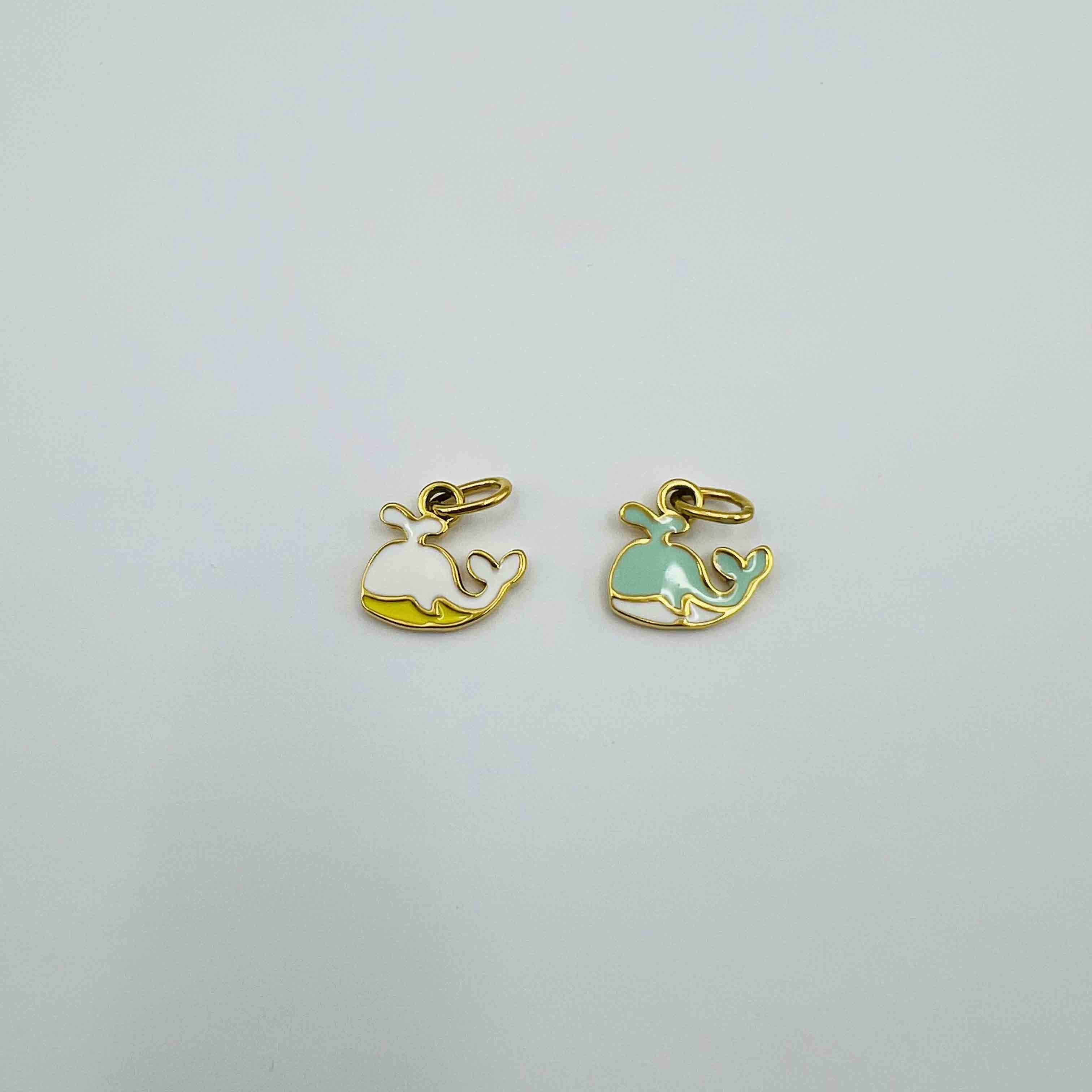 Baleine émaillée (14x9mm)