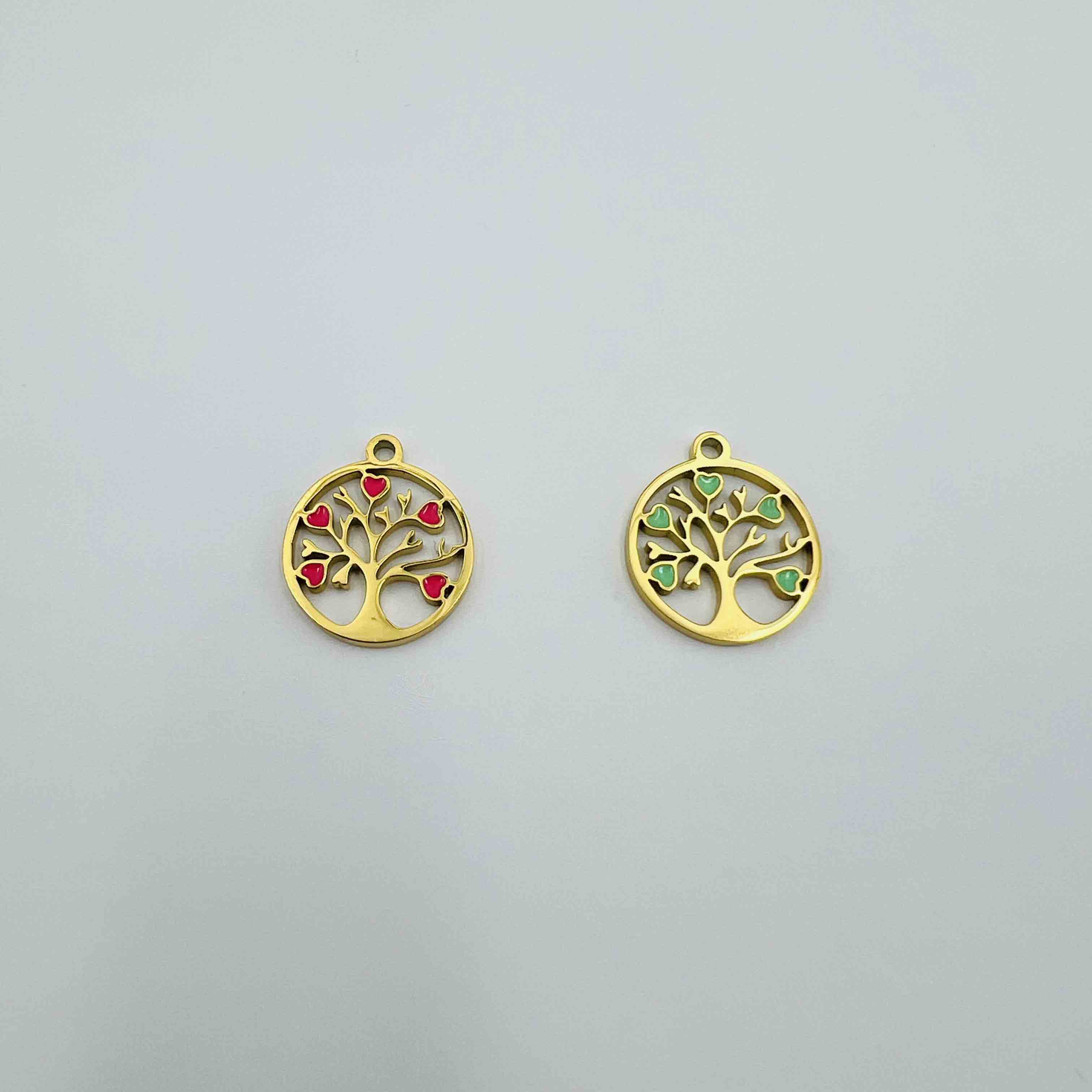 Arbre de vie coloré (15x15mm)