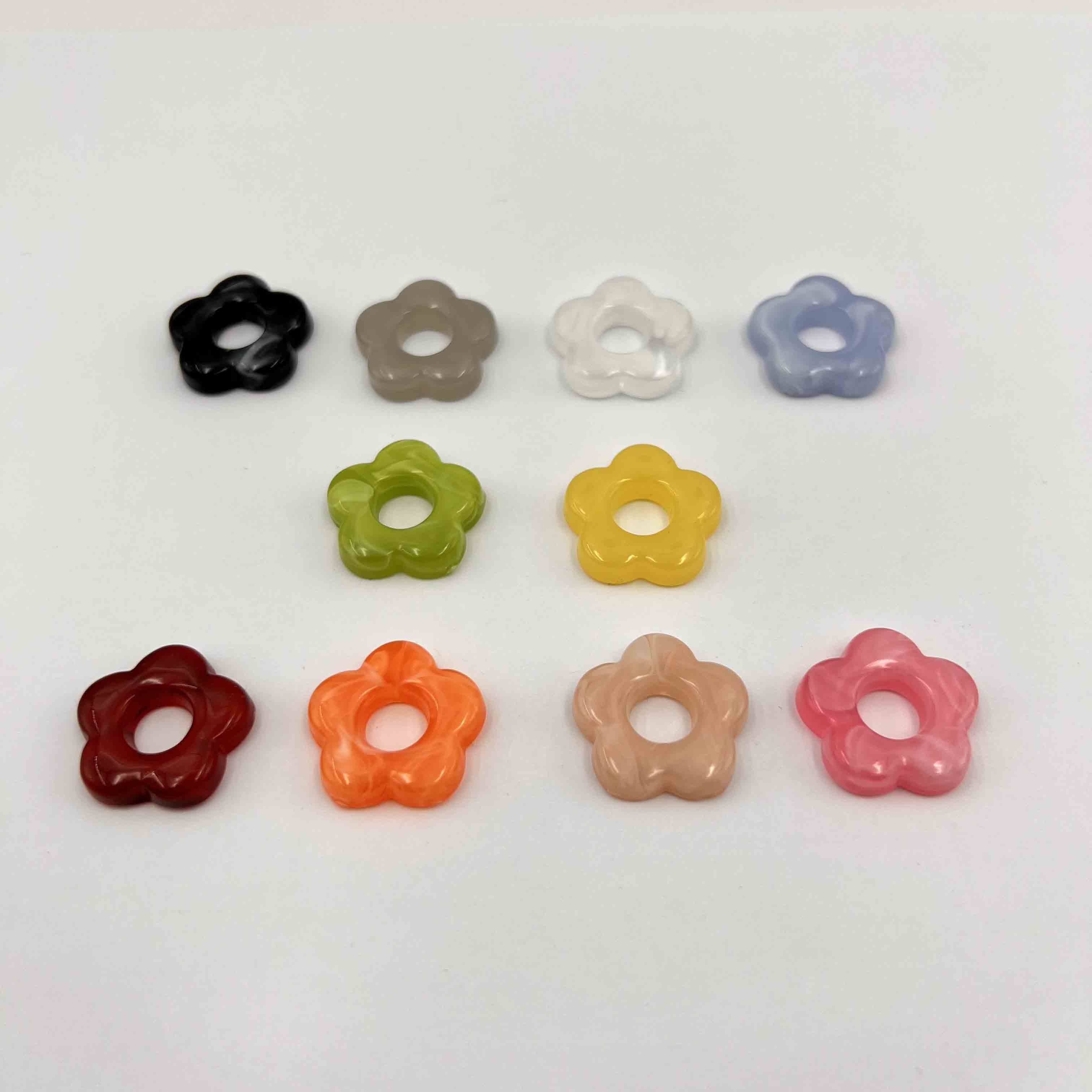 Fleur acrylique 21mm x2 - Série 2