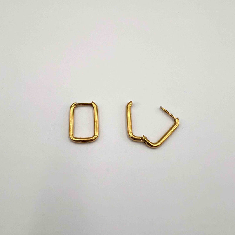 Créoles rectangle x2