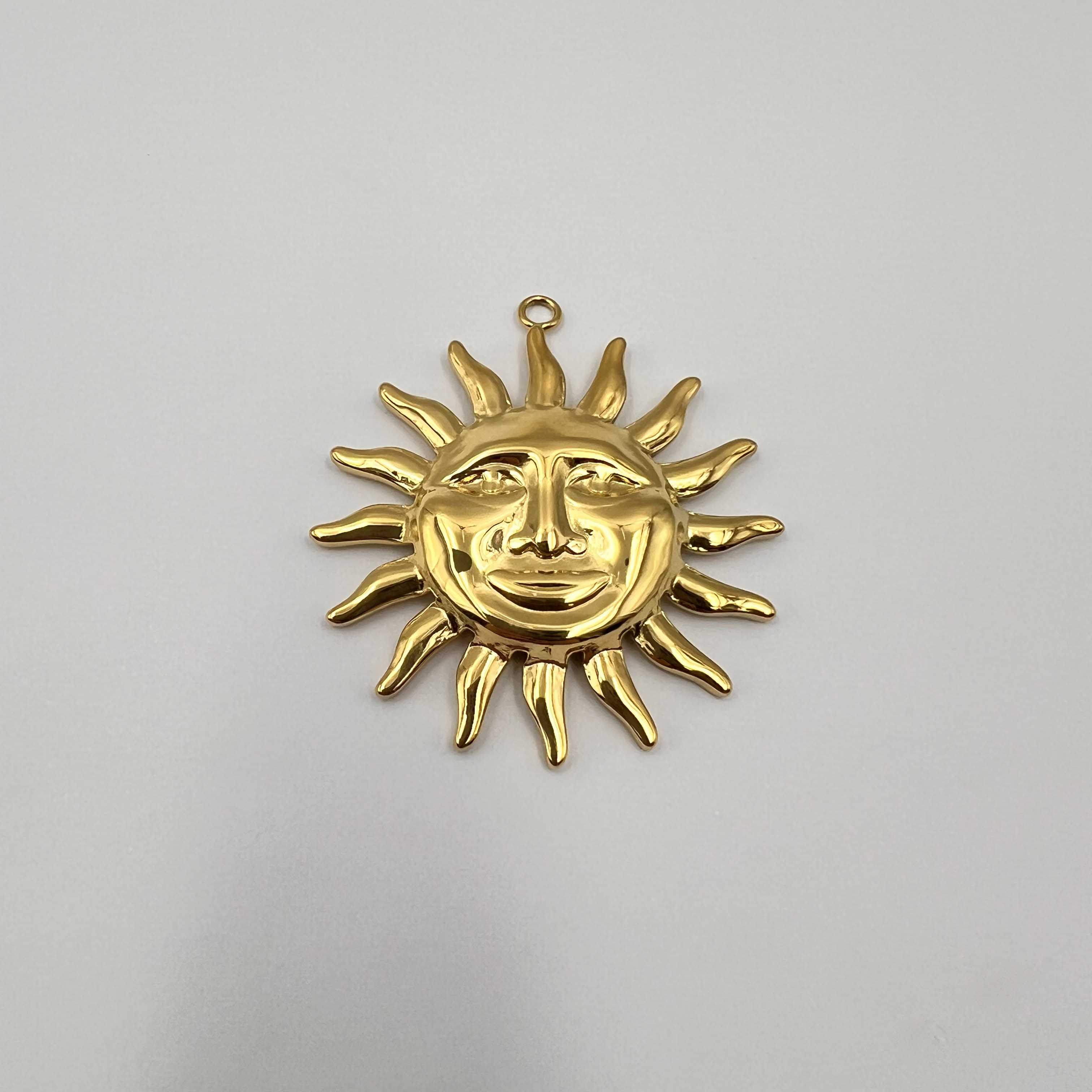 Soleil visage (37x37mm)