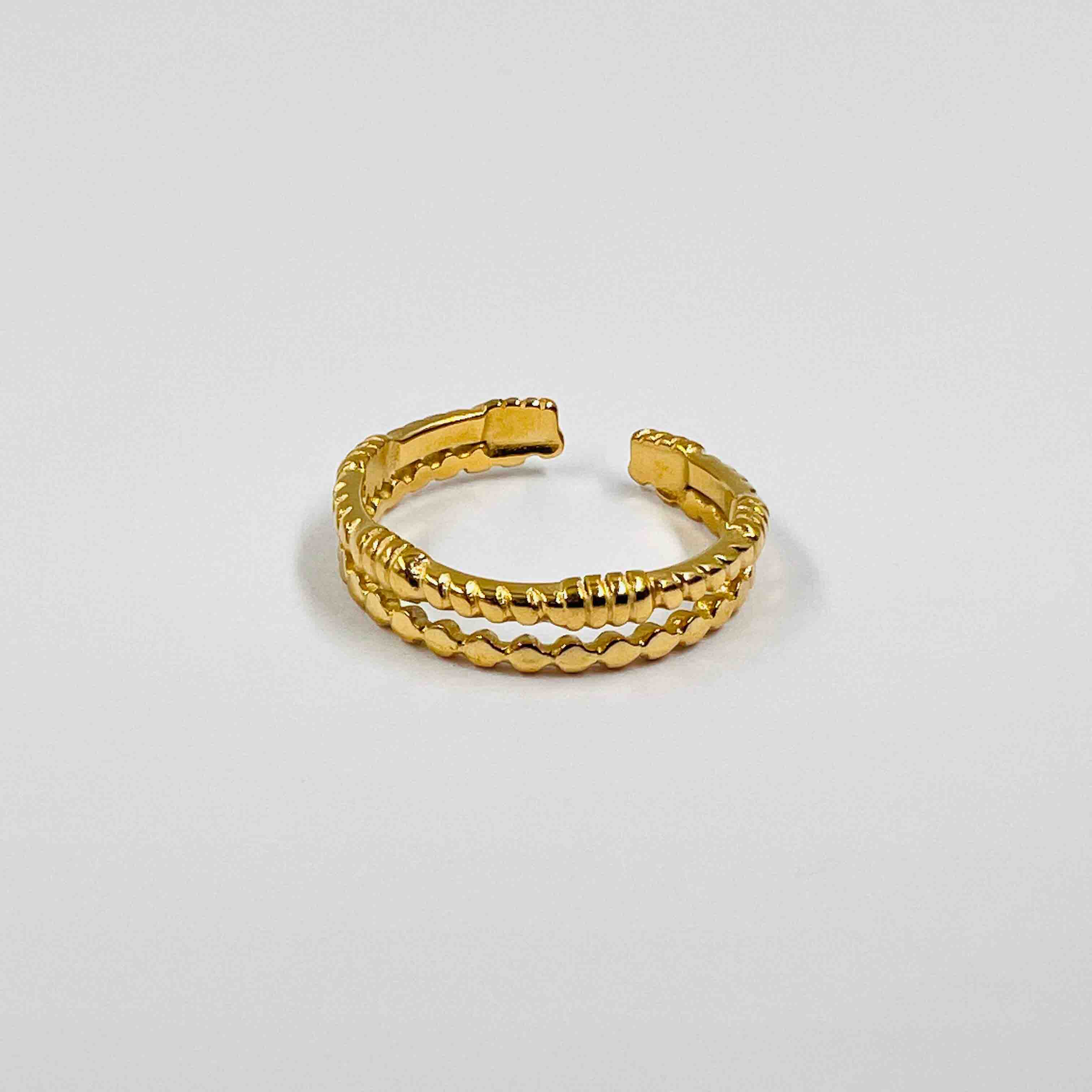 Bague double anneau