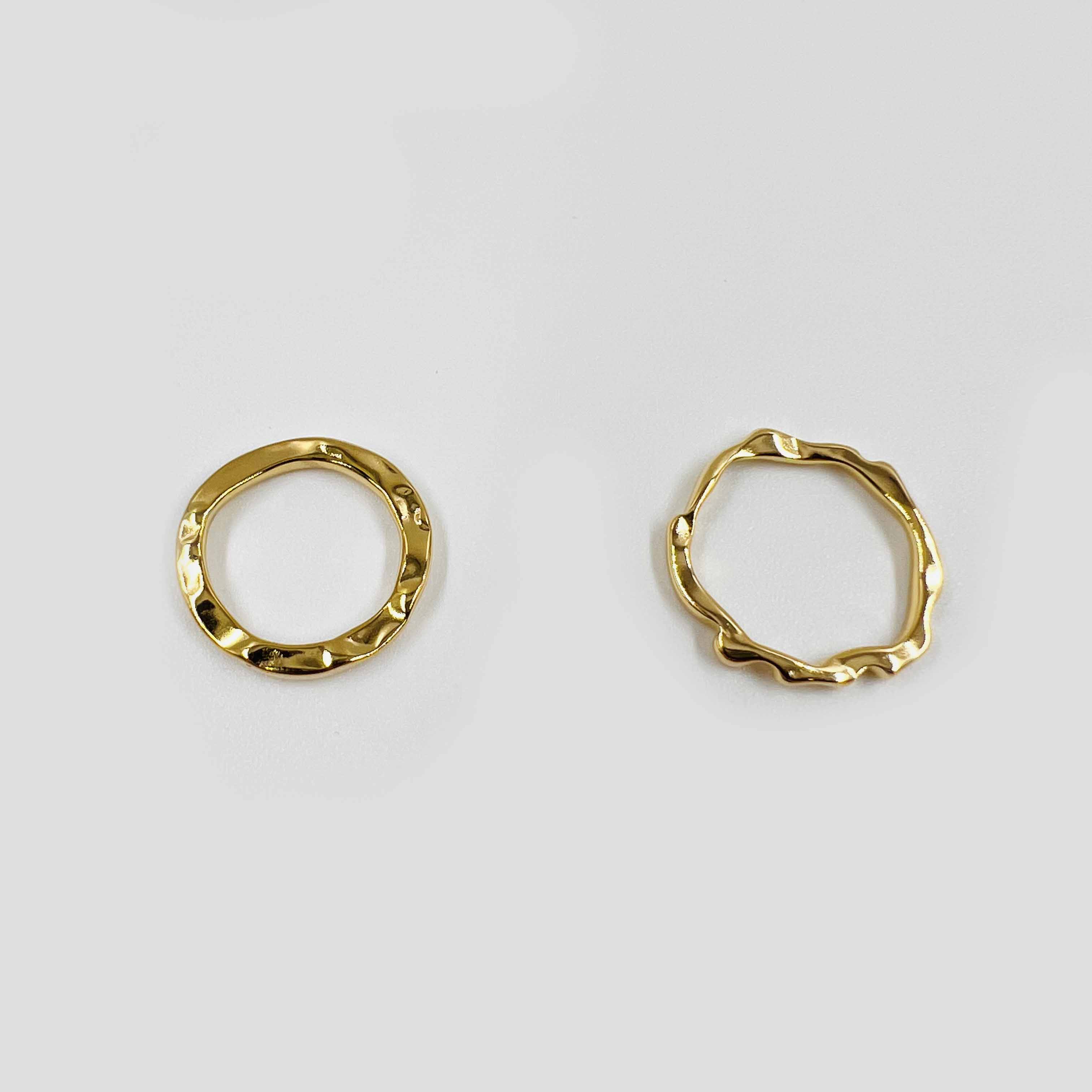 Anneau fermé ondulé