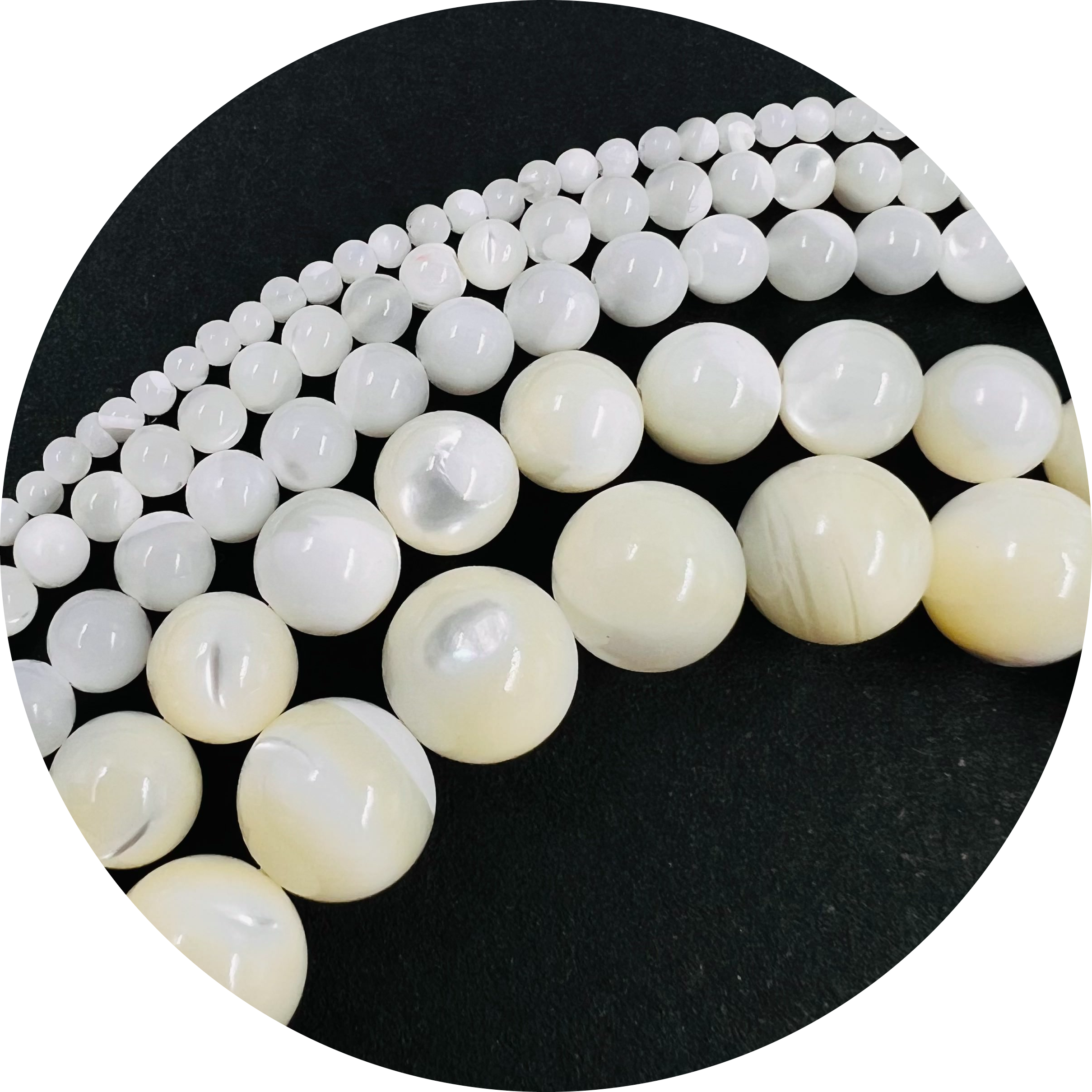 Boule intercalaire en nacre