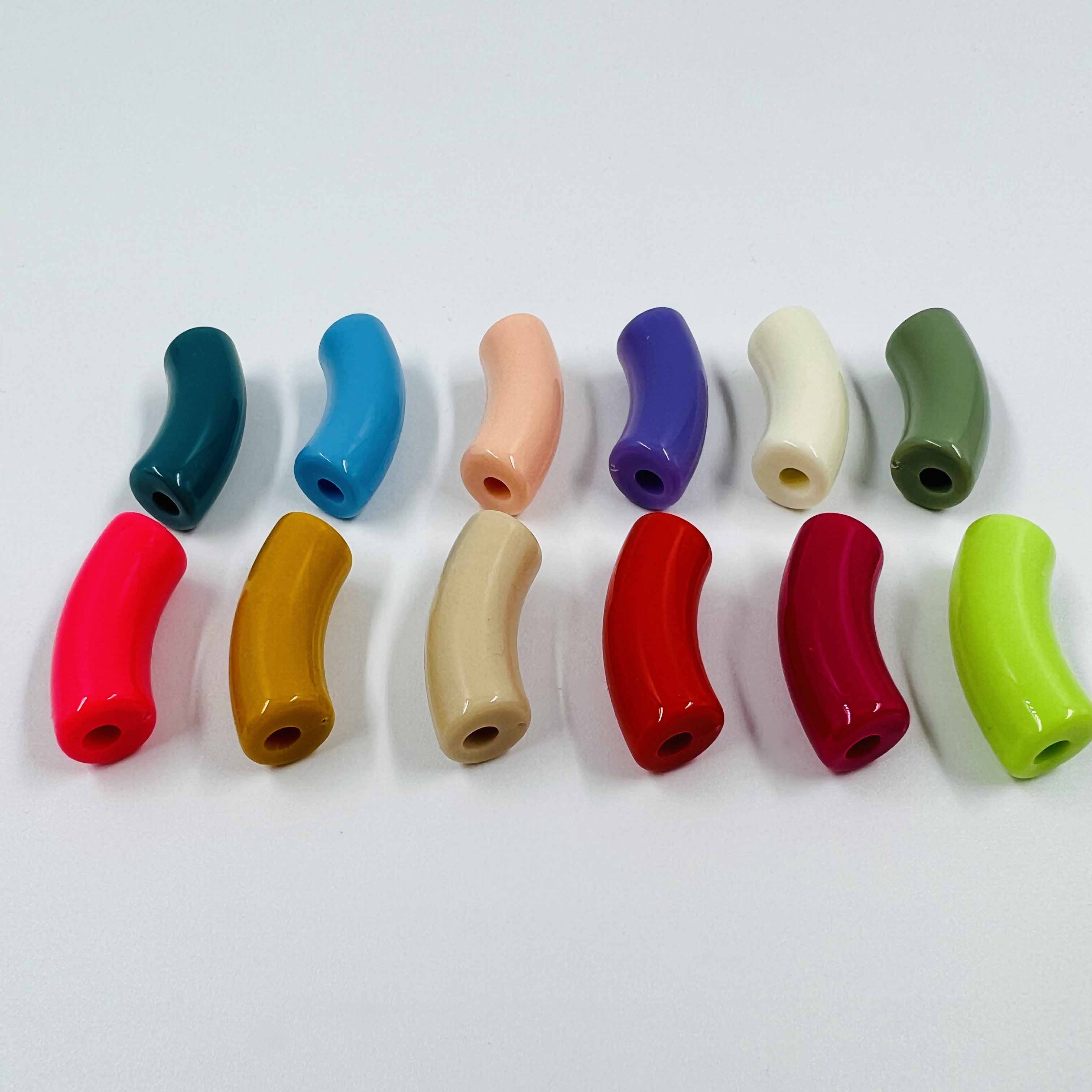 Perles tube L 34mm x5