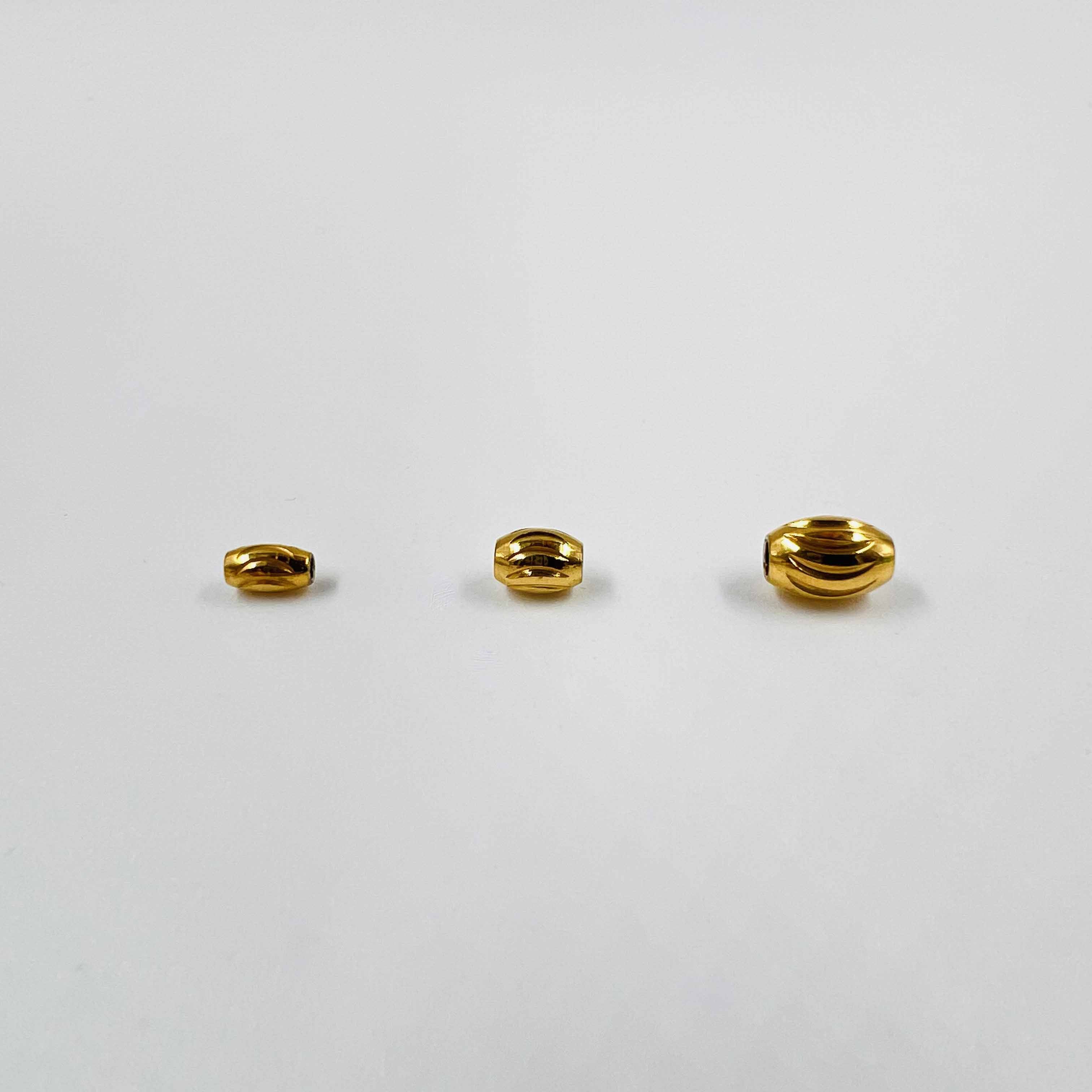 Olives ciselées dorées x5