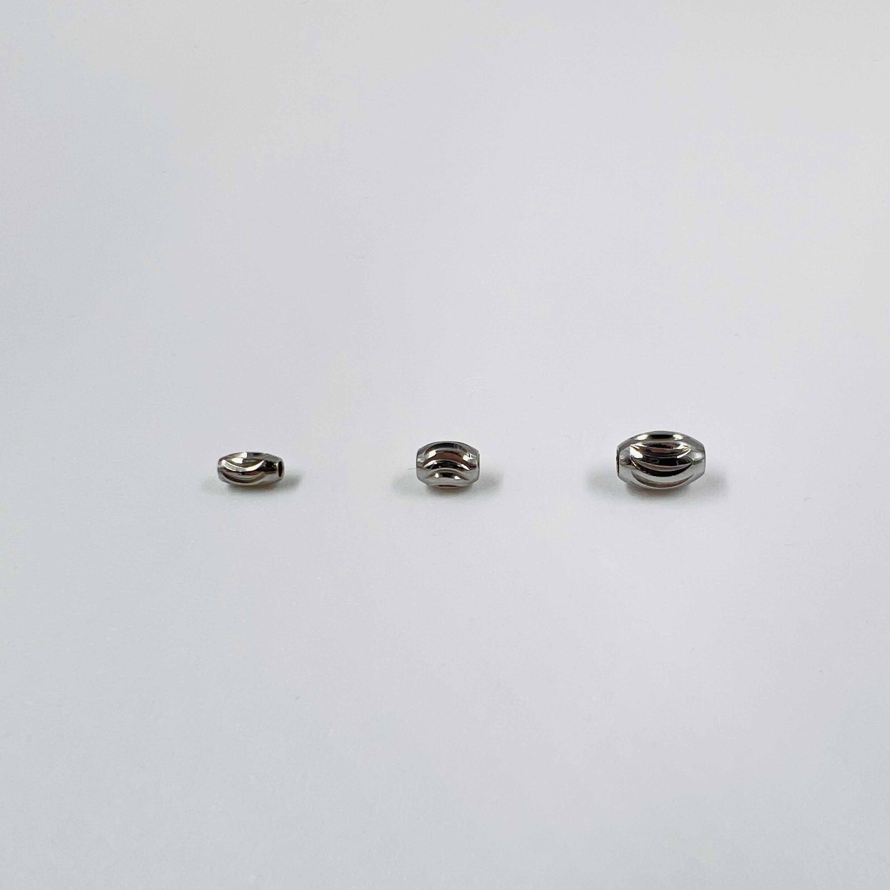 Olives ciselées acier x5