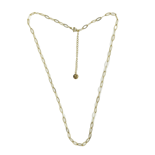 Collier maille ovale