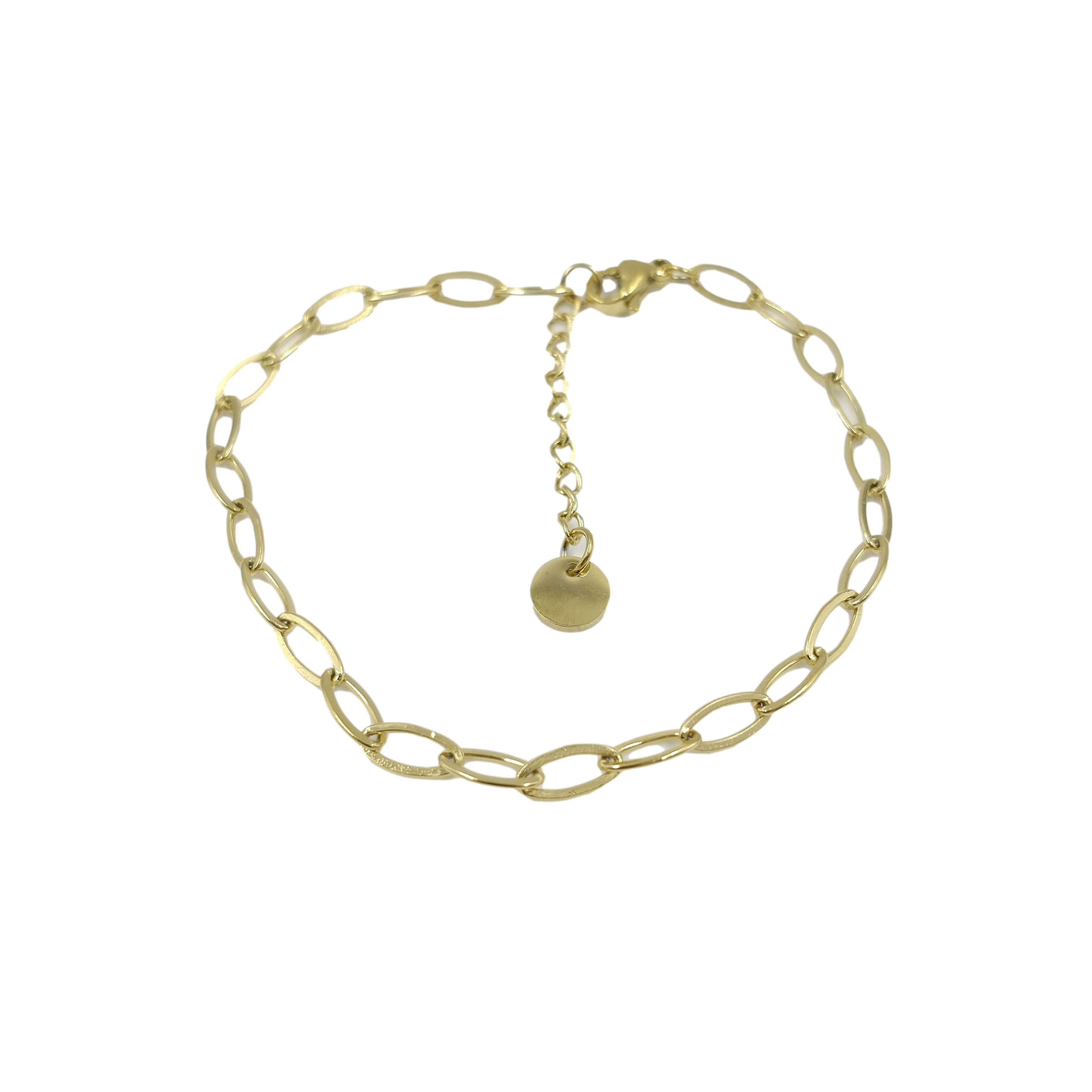 Bracelet maille ovale