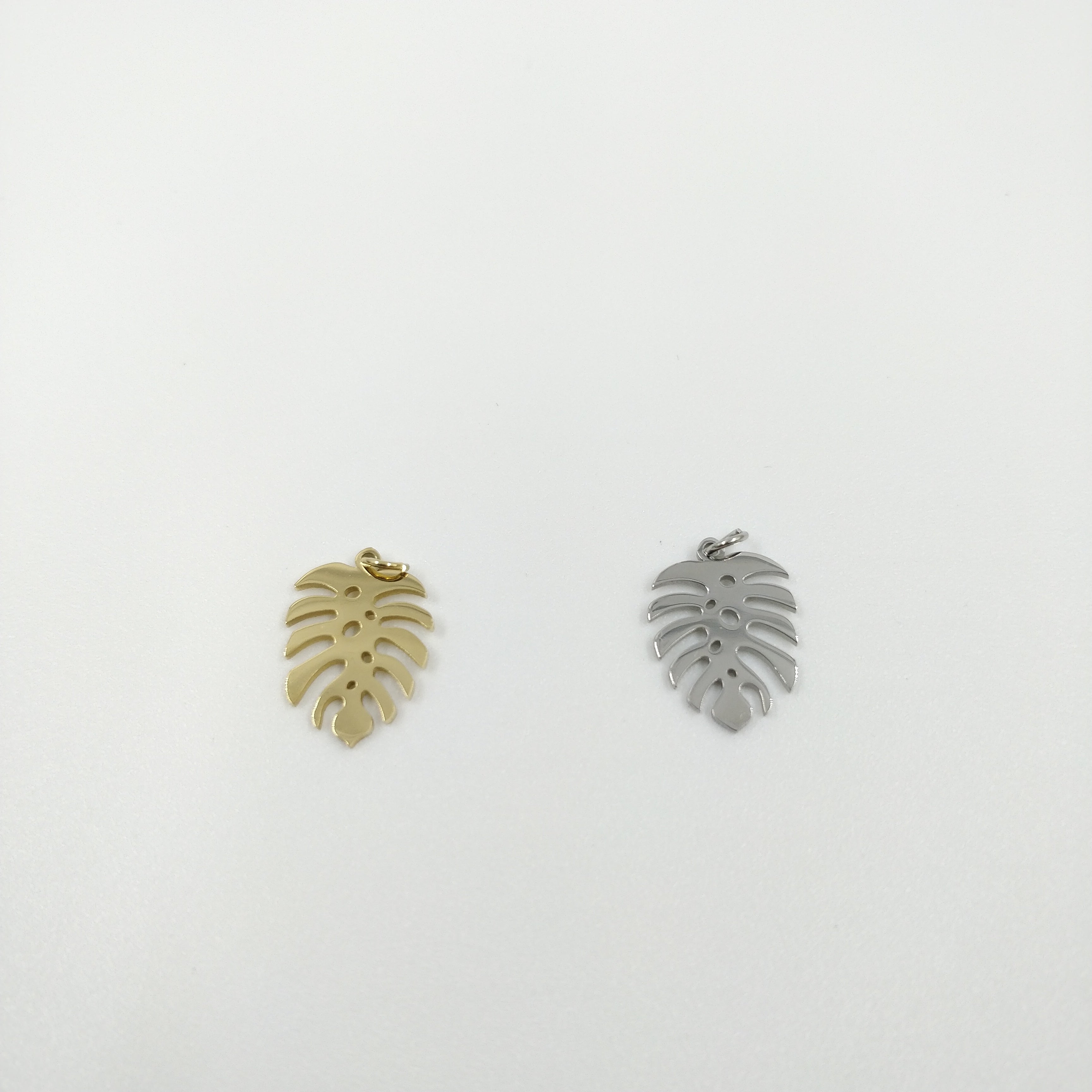 Feuille de palmier Acier/Doré