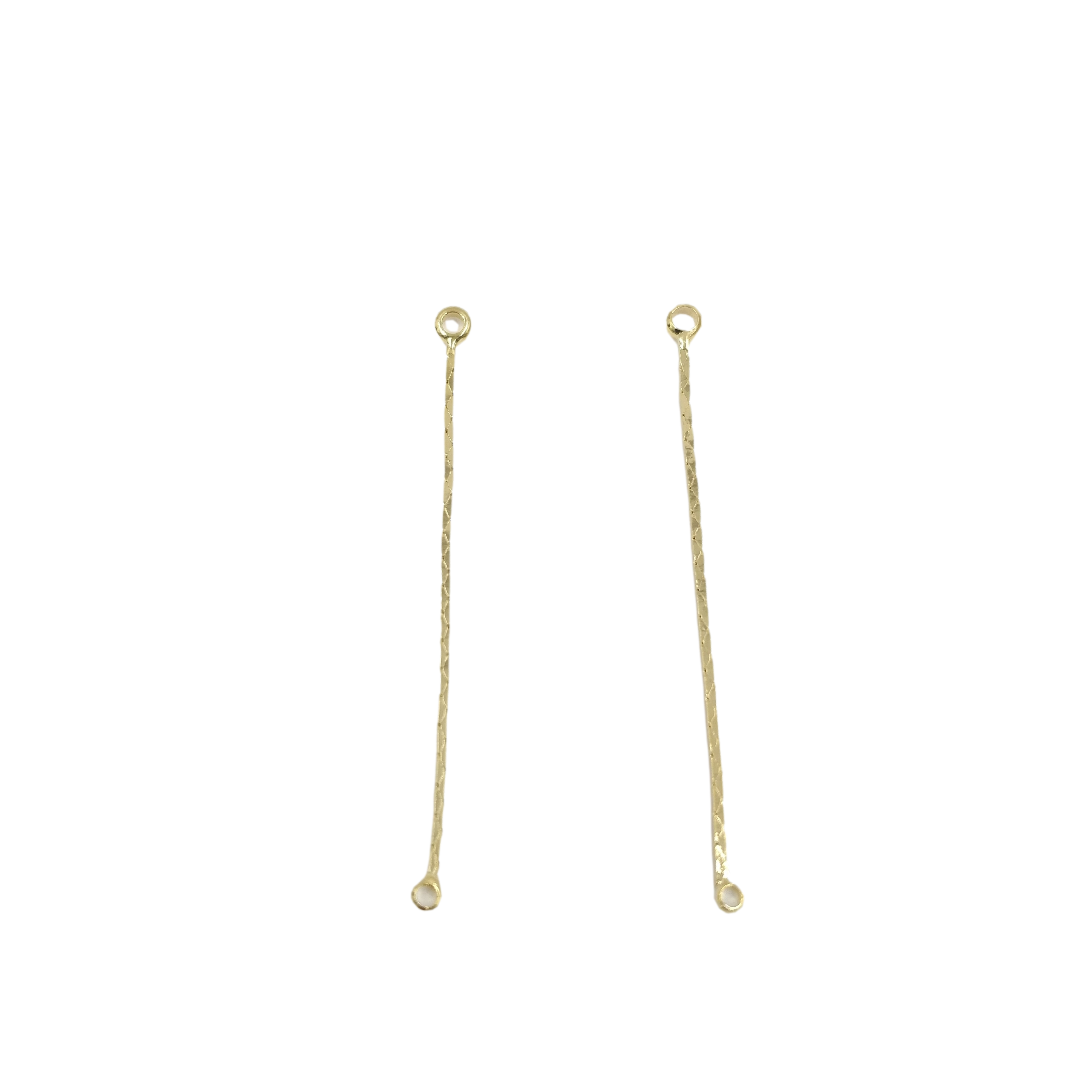 Pompon métal simple x2